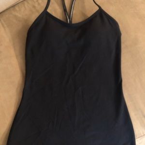 Lululemon power Y tank - black